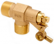 BOB R400-3/8V-LF  Float Valve, 3/8" X 3/8", Brass Viton